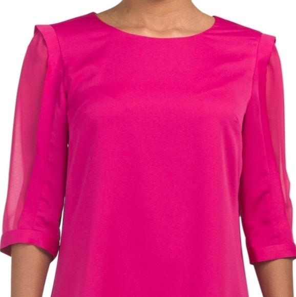 Alton Gray Three Quarter Sleeve Dress - Picture 2 of 16